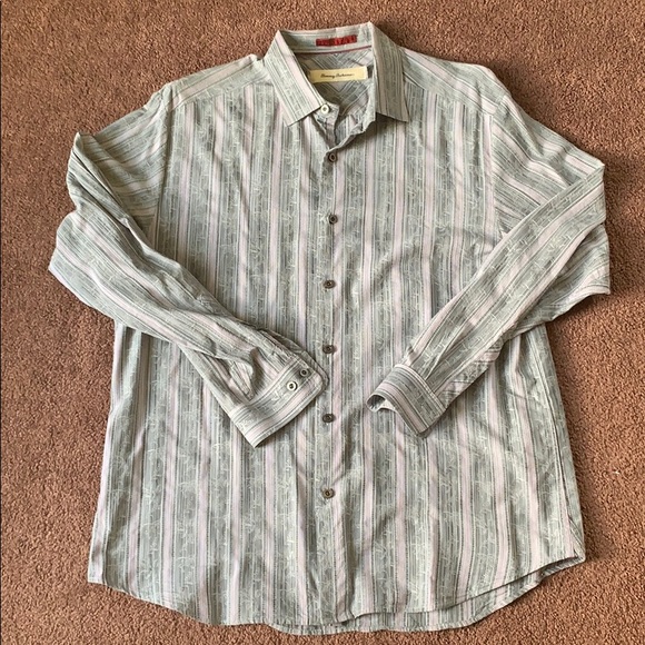 Almost New Tommy Bahama Button Down, L - Picture 5 of 5